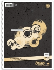 Collegeblock - A4, 80 Blatt, 70 g/qm, 5mm kariert